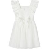 Meisjesjurk - Feestelijk - Wit - Katoen - Tule Petticoats