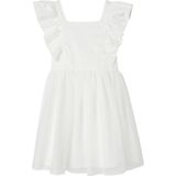 Meisjesjurk - Feestelijk - Wit - Katoen - Tule Petticoats