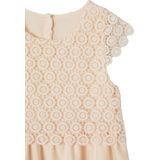 Vertbaudet - Formele Jurk - Meisjes - Macrame - Korte Mouwen met Ruches