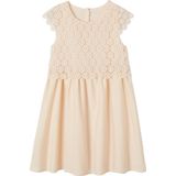 Vertbaudet - Formele Jurk - Meisjes - Macrame - Korte Mouwen met Ruches