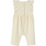 Vertbaudet - Babypakje - Katoengaas - Wit - Knoopsluiting op de rug, Kruis met drukknopen tot 18 maanden