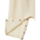 Vertbaudet - Babypakje - Katoengaas - Wit - Knoopsluiting op de rug, Kruis met drukknopen tot 18 maanden