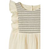 Vertbaudet - Babypakje - Katoengaas - Wit - Knoopsluiting op de rug, Kruis met drukknopen tot 18 maanden