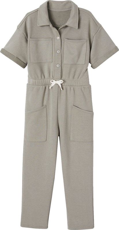 Jumpsuit - Meisjes - Fleece - Katoen/Polyester - Korte Mouwen