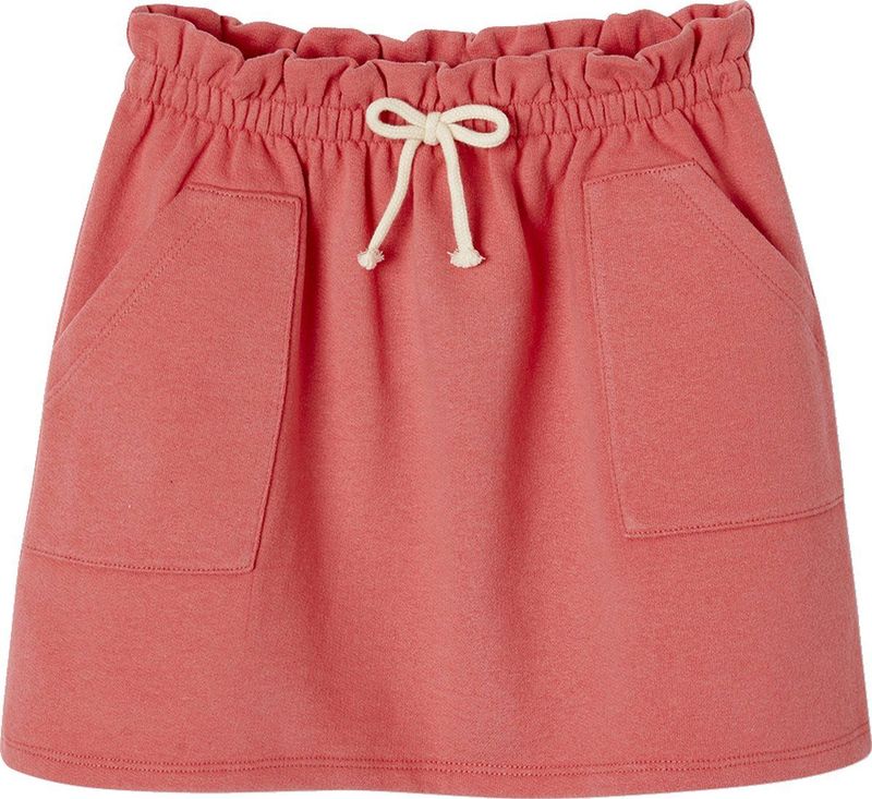 Vertbaudet - Fleece Rok - Meisjes - Effen - Elastische Taille, 80% Katoen, 20% Polyester
