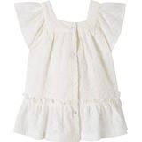 Feestelijke - Babyjurk - Ecru - 100% Katoen - Volledig Geborduurd
