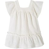 Feestelijke - Babyjurk - Ecru - 100% Katoen - Volledig Geborduurd