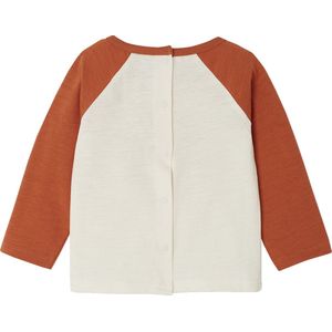 Vertbaudet - Baby T-shirt - Colorblock - 100% Katoen - Ronde Hals