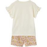 Set van 2 Pyjashorts - Ecru - Ribtricot - Voor Meisjes