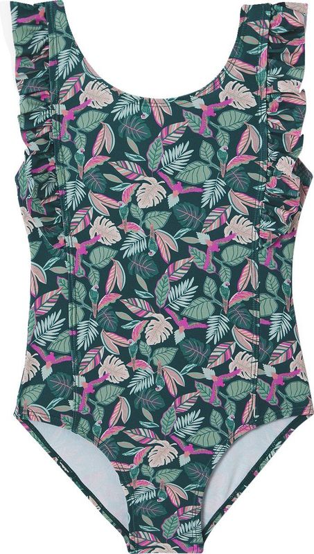 Vertbaudet Badpak - Tropische Print - Voor Meisjes