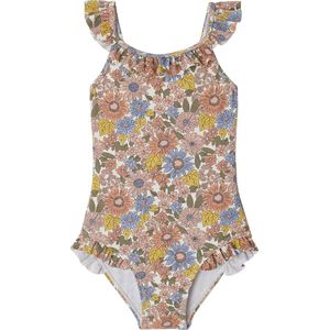 Badpak - Gebloemd - 80% Polyamide 20% Elastaan - Retrolook