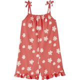 Combishort met ruches voor meisjes rood