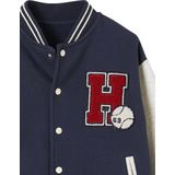 Vertbaudet Teddy-sweatshirt in fleece voor jongens met lusbadge