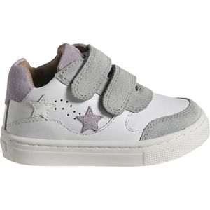 Vertbaudet Leren witte babysneakers met klittenband