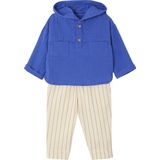 Babyset - Koningsblauw - Overhemd en Broek - Katoengaas