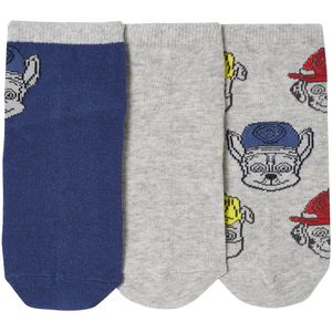Vertbaudet - Set van 3 paar - Huissokken - Marineblauw en Grijs - Paw Patrol®