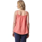 Zwangerschapsblouse - Lichtblauw - Katoenen Gaas - Dunne Schouderbandjes