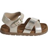 Vertbaudet - Open Sandalen - Goud - Leer - Gekruiste Riempjes