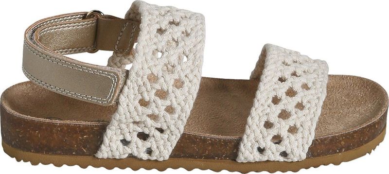 Vertbaudet Kindersandalen met klittenband en gehaakt effect