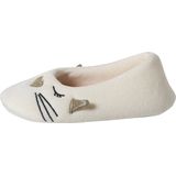 Vertbaudet - Ballerinasloffen - Roze - Fluwelen Textiel - Antislipzool