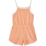 Jumpsuit - Sorbetkleur - Badstof - Geborduurde Bloemen