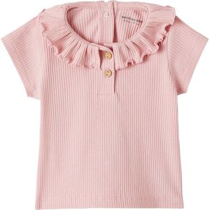 Vertbaudet Babyshirt van ribstof met kraagje