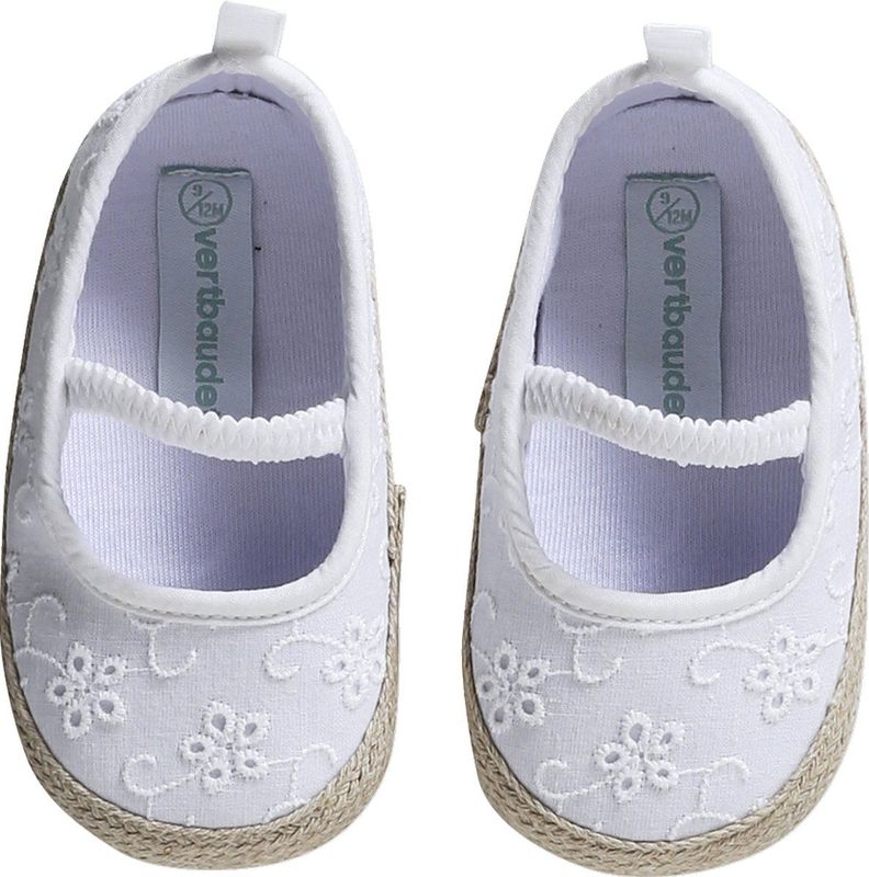 Vertbaudet - Soepele Elastische Babyschoentjes - Geborduurd - Textiel