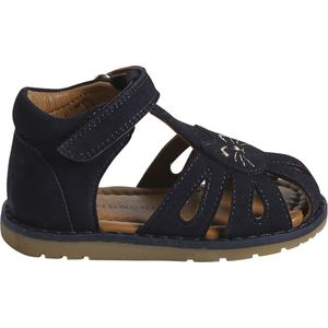 Vertbaudet Leren dichte babysandalen met klittenbandsluiting