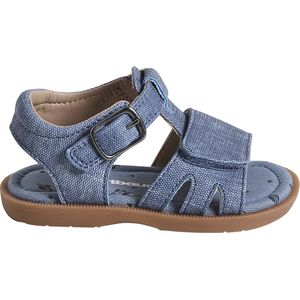 Vertbaudet Babysandalen met klittenband en denimstijl