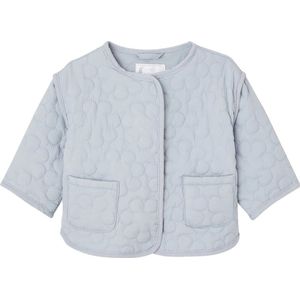 Gewatteerd - Babyvest - Lichtblauw - 100% Polyamide - Drukknoopsluiting, Gerecycled Polyester Vulling