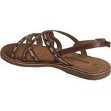 Vertbaudet Leren sandalen met kruisbandjes