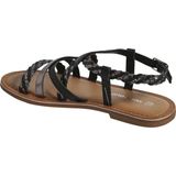 Vertbaudet Leren sandalen met kruisbandjes