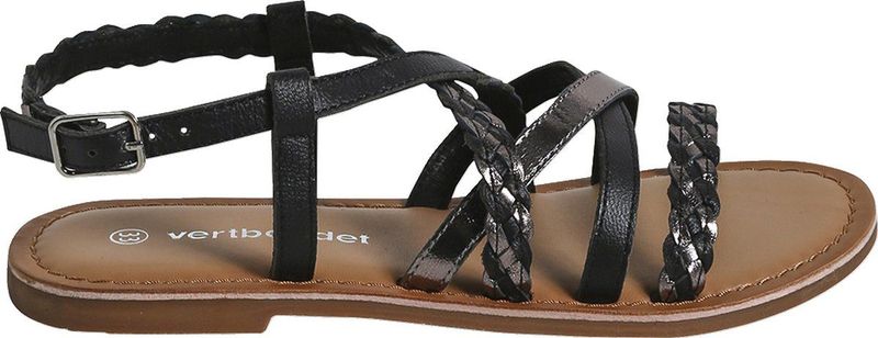 Vertbaudet Leren sandalen met kruisbandjes