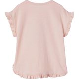 Vertbaudet - T-shirt - Meisjes - Met Ruches en Lovertjes