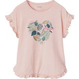 Vertbaudet - T-shirt - Meisjes - Met Ruches en Lovertjes