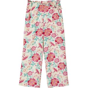 Vertbaudet Wijde meisjesbroek met bloemenprint