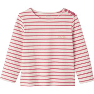 Gestreept Meisjesshirt - Rood - Lange Mouwen