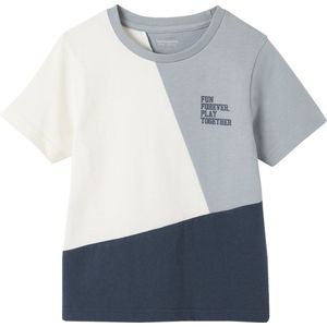 Vertbaudet Jongens-T-shirt colorblock en korte mouwen