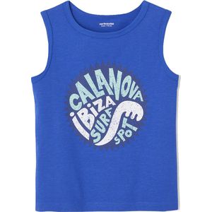 Jongenshemd - Tanktop - Katoen - Surf- of Ruitermotief