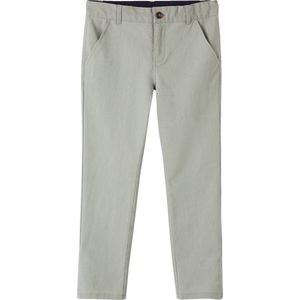 Vertbaudet Chinobroek jongens katoen/linnen