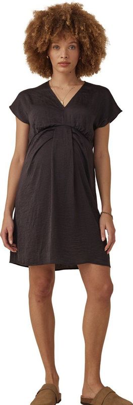 ENVIE DE FRAISE - Zwangerschapsjurk - Lichtgrijs - Satijnachtige Stof