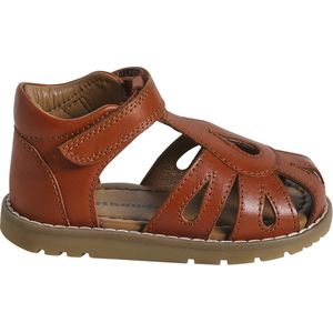 Vertbaudet Leren dichte babysandalen met klittenbandsluiting