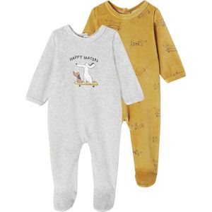 Slaappakjes - Hondenthema - Set van 2 - Fluweel - Antislipvoetjes