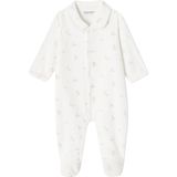 Set van 2 - Fluwelen Babyslaappakjes - Roze - Opening met Drukknopen - Antislipvoetjes vanaf 9 Maanden