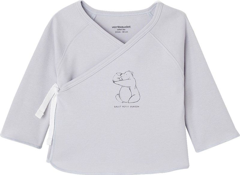 Vertbaudet - BASICS - Romper - Biokatoen - Voor Pasgeborenen