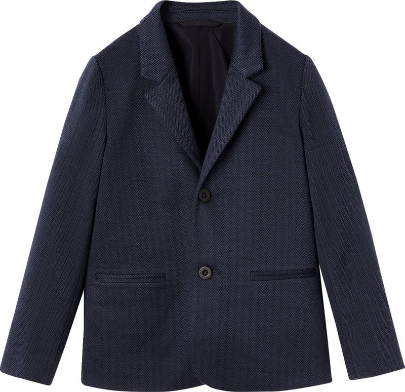 Jongensjack - Visgraatmotief - Katoen/Wol - Casual Chic