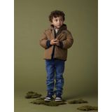 Vertbaudet - Omkeerbare Jongensparka - Met Capuchon - Donsjack - Waterafstotend