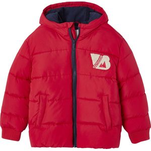 Donsjas - Rood - College-stijl - Voor Jongens - Gewatteerd met Fleece Voering