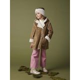 Mantel - Bruin - Wol - Meisjes - Met Capuchon