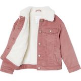 Vertbaudet - Meisjesjas - Fluweel - Imitatiebonten Voering - Tussenjas